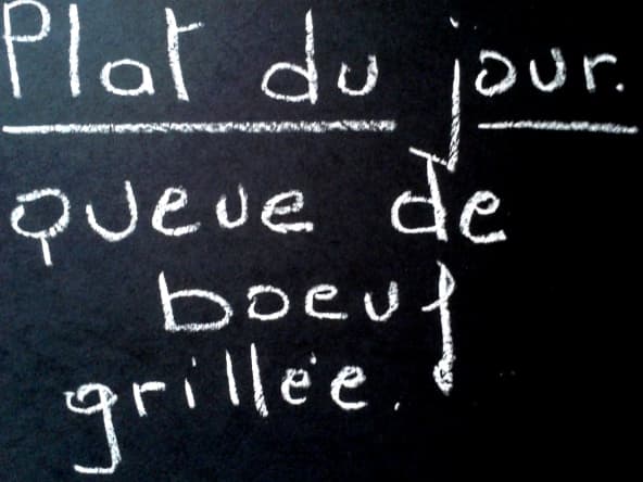 Queue de boeuf grillée