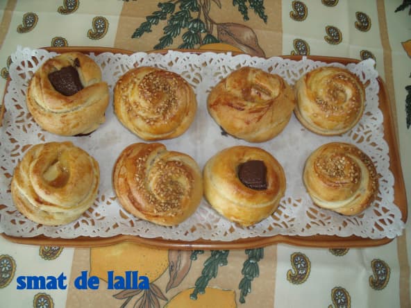 Brioches en forme de roses