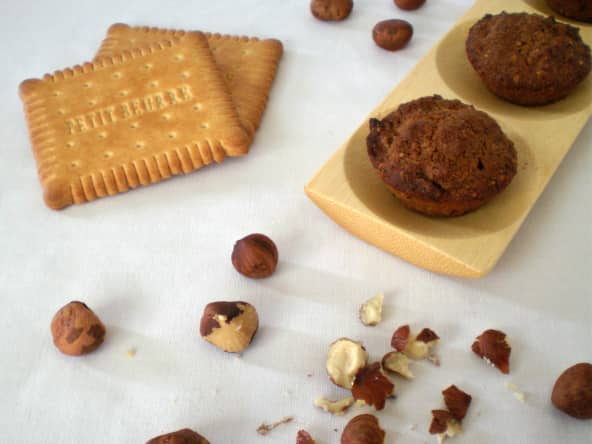 Petites bouchées aux petit-beurre, ricoré et noisettes