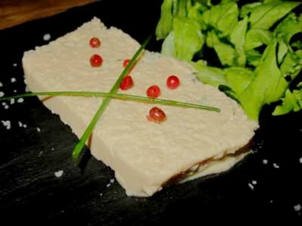 Terrine mousseuse au pavé de saumon et aux zestes d'orange