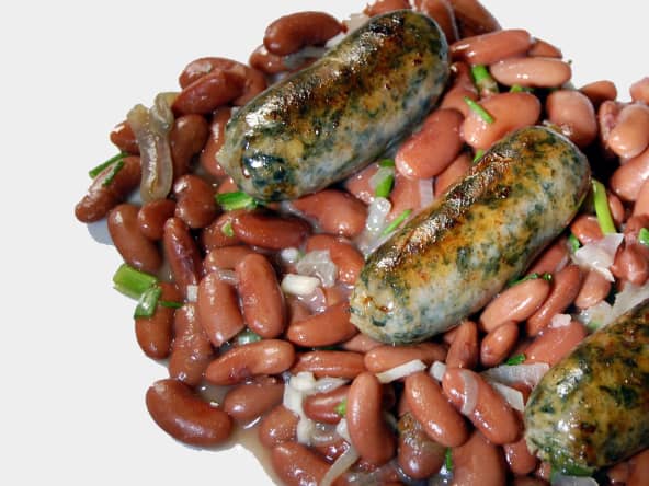 Caillettes aux haricots rouges