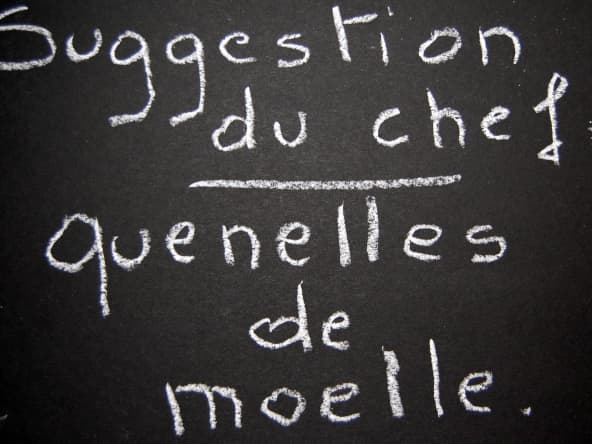 Quenelles de moelle