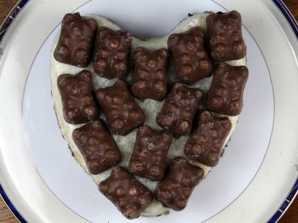 Entremet mousse de poire et chocolat