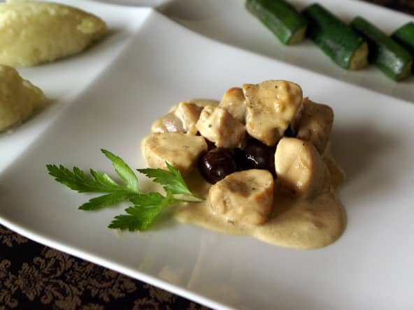 Noisettes de lapin aux olives du Liban