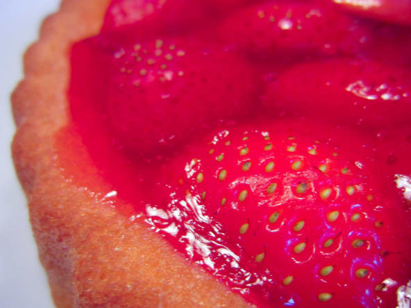 Tarte aux fraises express