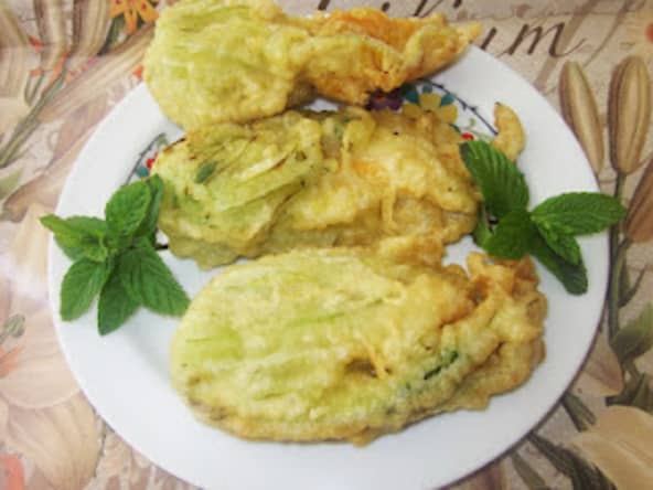 Fleurs de Courgettes au Coeur Tendre