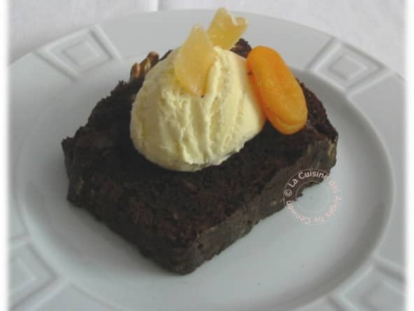Cake au Chocolat et Gingembre Confit