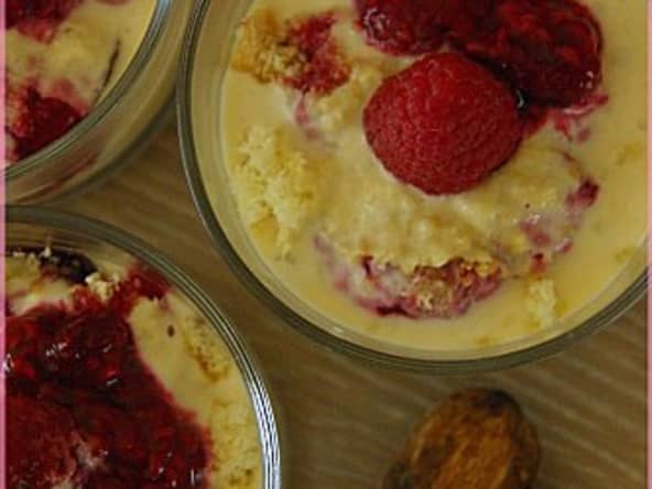 Tiramisus aux framboises