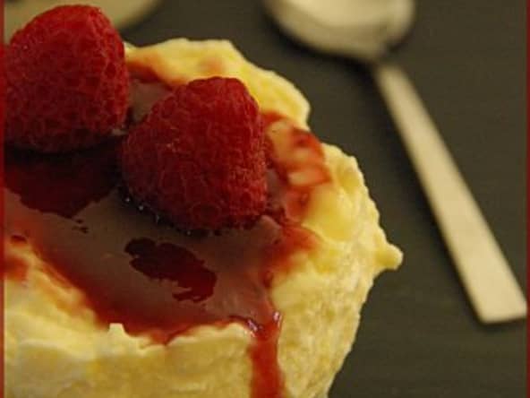 Cheesecakes glacés aux framboises