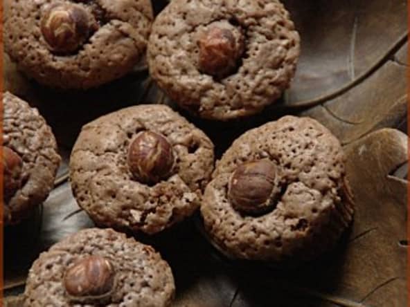 Mini-moelleux au chocolat et aux noisettes
