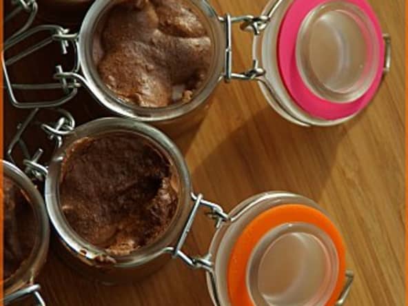 Mousses au chocolat en verrines