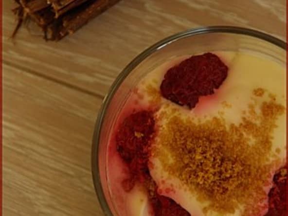 Triffles aux framboises