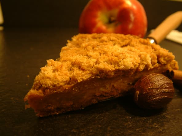Crumble pommes et cannelle