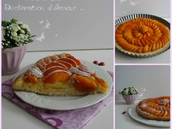 Tarte fine briochée aux Abricots