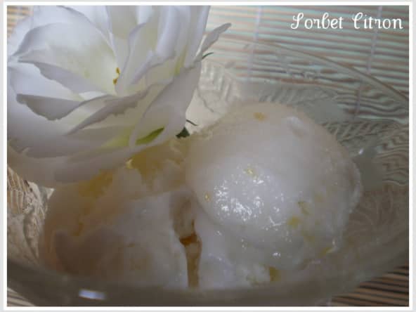 Sorbet Au Citron