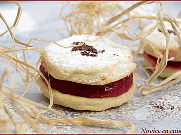 Macasablés framboise