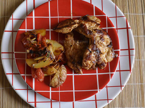 Araignee de porc épicée à la plancha