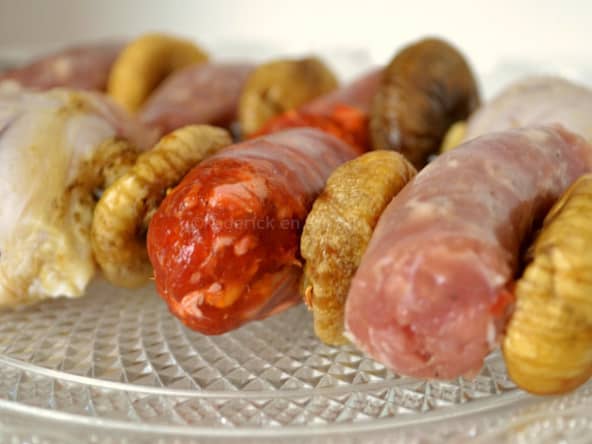 Brochettes à la plancha