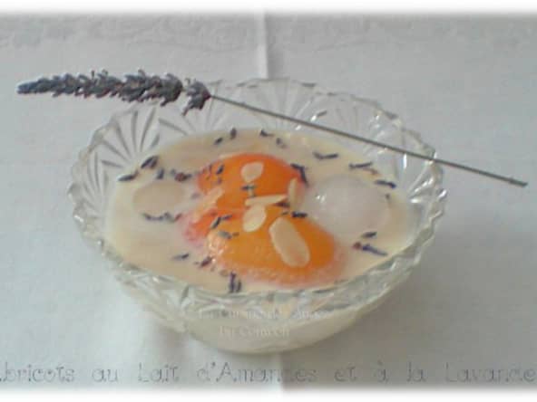 Abricots au Lait d’Amande et et à la Lavande