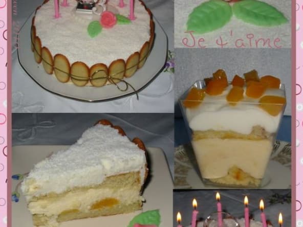 Gâteau d’Anniversaire : abricots, amandes et citrons