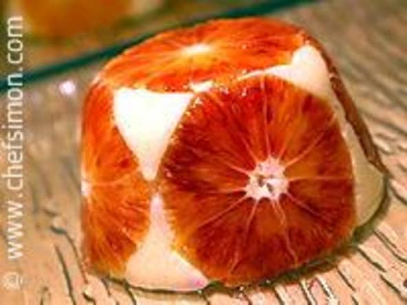 Gateau de semoule à l'orange (cuisson de la semoule au lait)