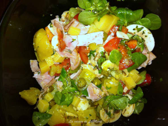 Salade complète pour un pique-nique