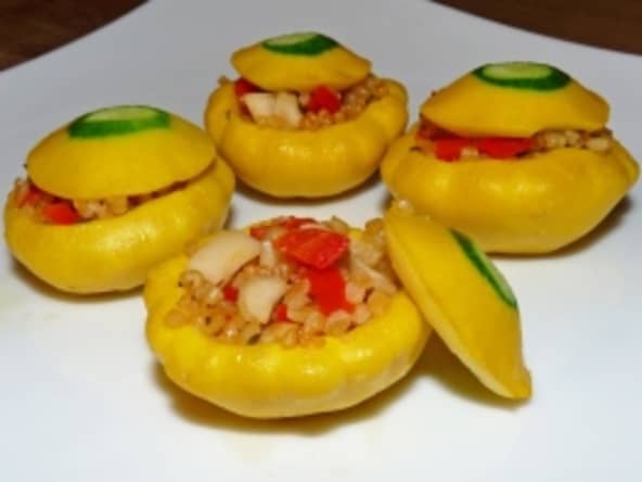 Mini pâtissons farcis