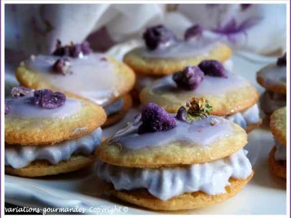 Whoopies à la violette