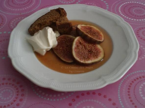 Figues Fraiches sautées au Cidre et au Miel