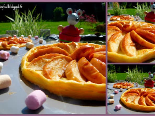 Tartelettes aux pommes, noix et confiture de lait