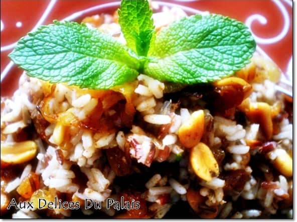 Riz iranien aux fruits secs