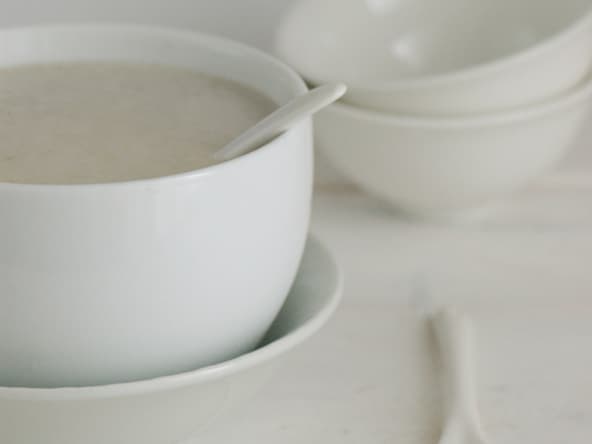 Velouté d'endives original au lait de coco