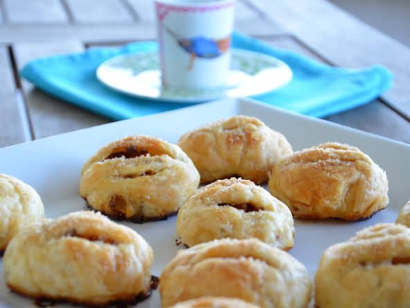 Les feuilletés aux pommes et fruits secs à la Jamie
