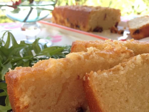 Le gâteau au fromage blanc et canneberges