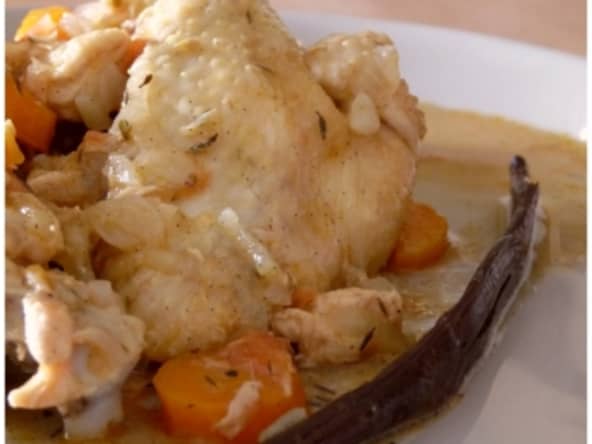 poulet à la vanille
