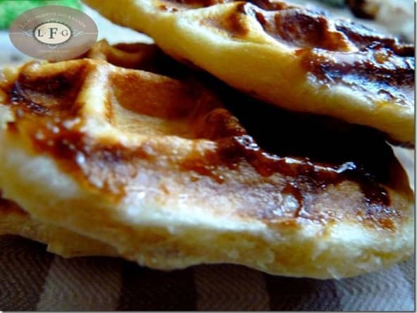 Gaufres feuilletées au Boursin