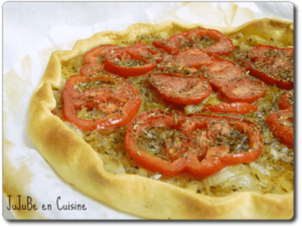 Tarte aux oignons doux