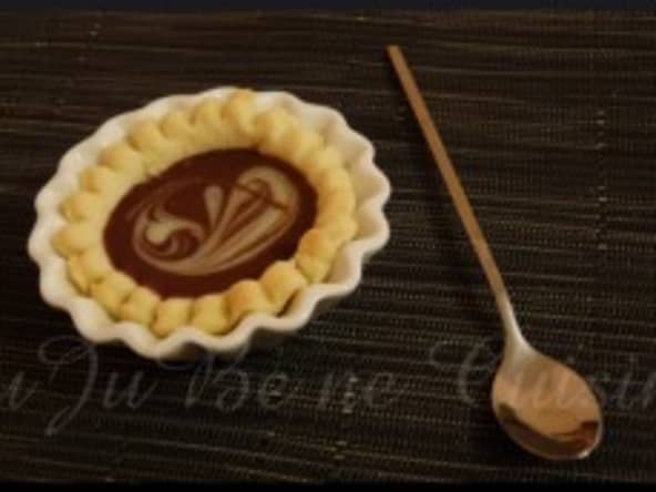 Tarte aux deux chocolats