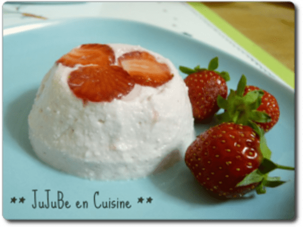Crème de brousse aux fraises