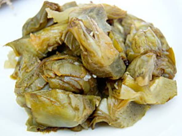 Artichauts poivrade en barigoule