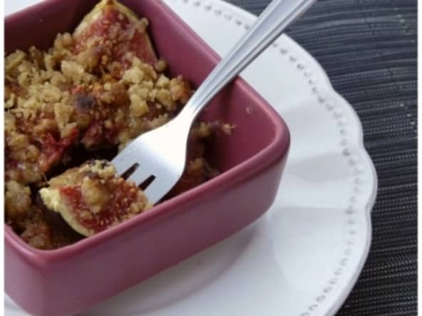 crumble de figues au Spéculoos