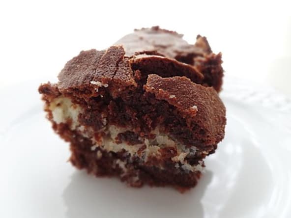 Brownie chocolat et noix de coco