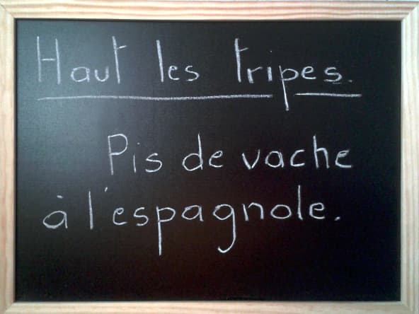 Pis de vache à l'espagnole