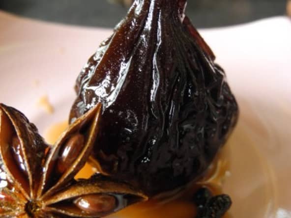 Figues confites épicées à la badiane et au poivre long