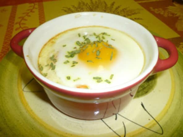 Oeufs cocottes aux céréales et au reblochon