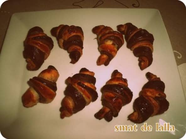 Croissant duo au cacao