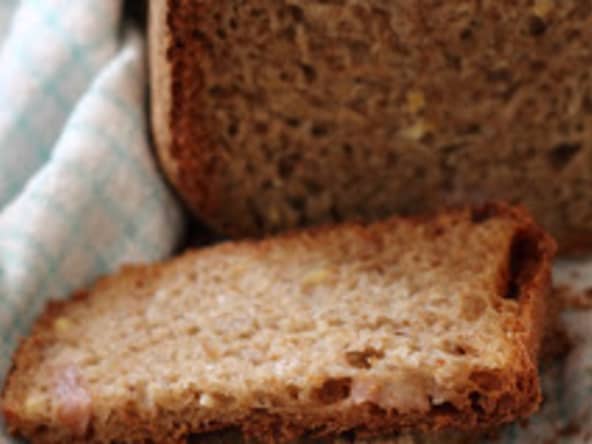 Pain de son de blé à la poire et au gingembre