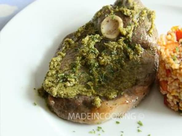 Agneau au pesto