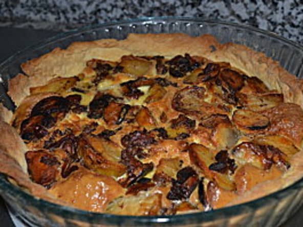Tarte pomme de terre aux cèpes