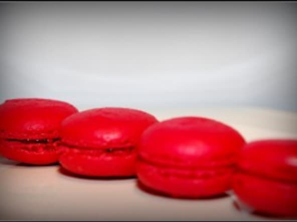 Macarons à la framboise